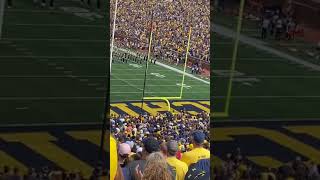 Michigan Football entrance; September 4th, 2021