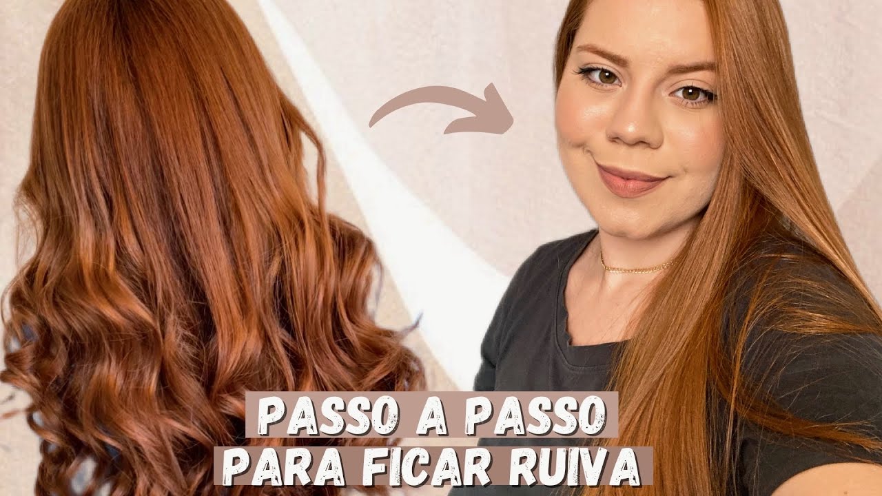 PASSO A PASSO DE COMO FICAR RUIVA EM CASA 🏠