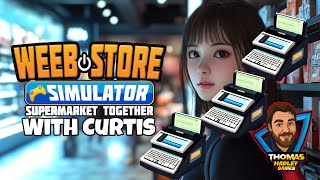 A New Shop Expansion &amp; A Third Register! | Weeb Store Simulator: Supermarket Together w/ Curtis