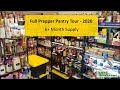 Prepper Pantry Full Tour 2020 - Six+ Months Supply