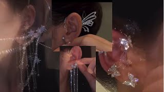 Top Latest Earrings Adjustable White Zircon Ear Clips Jewelry Designs