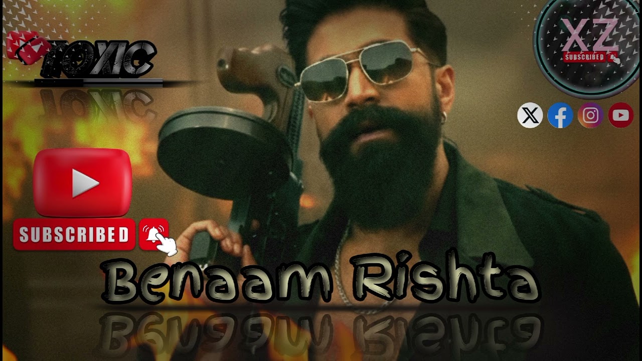 BENAAM RISHTA (Official Video) | TOXIC Vibe | [zx song/xzsong7]