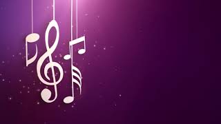 Music notes flowing hanging on strings and falling from the ceiling animation Free HD Video Clips