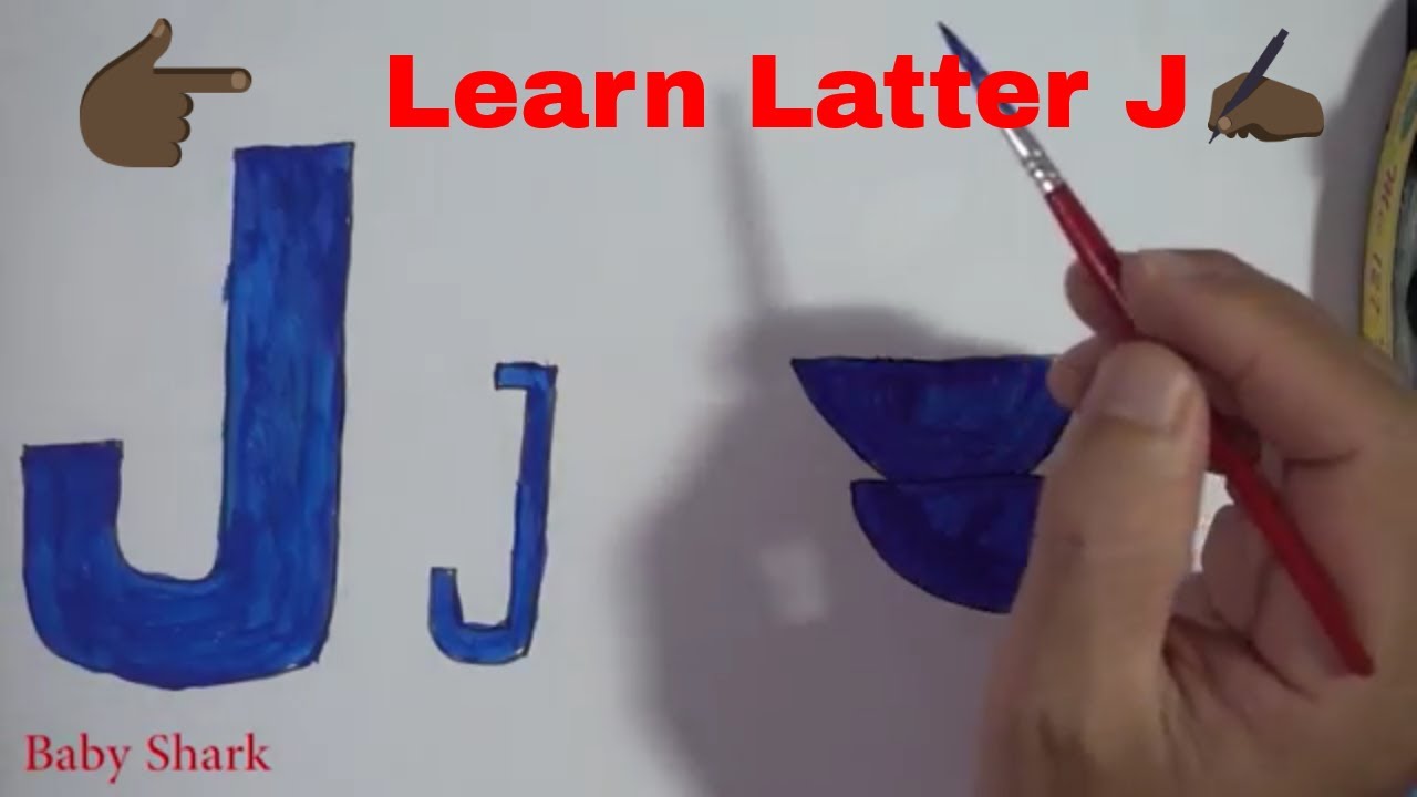 Learn Latter J | Draw anh color Jelly bean