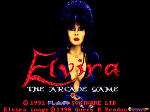 Elvira Arcade Game gameplay (PC Game, 1991)