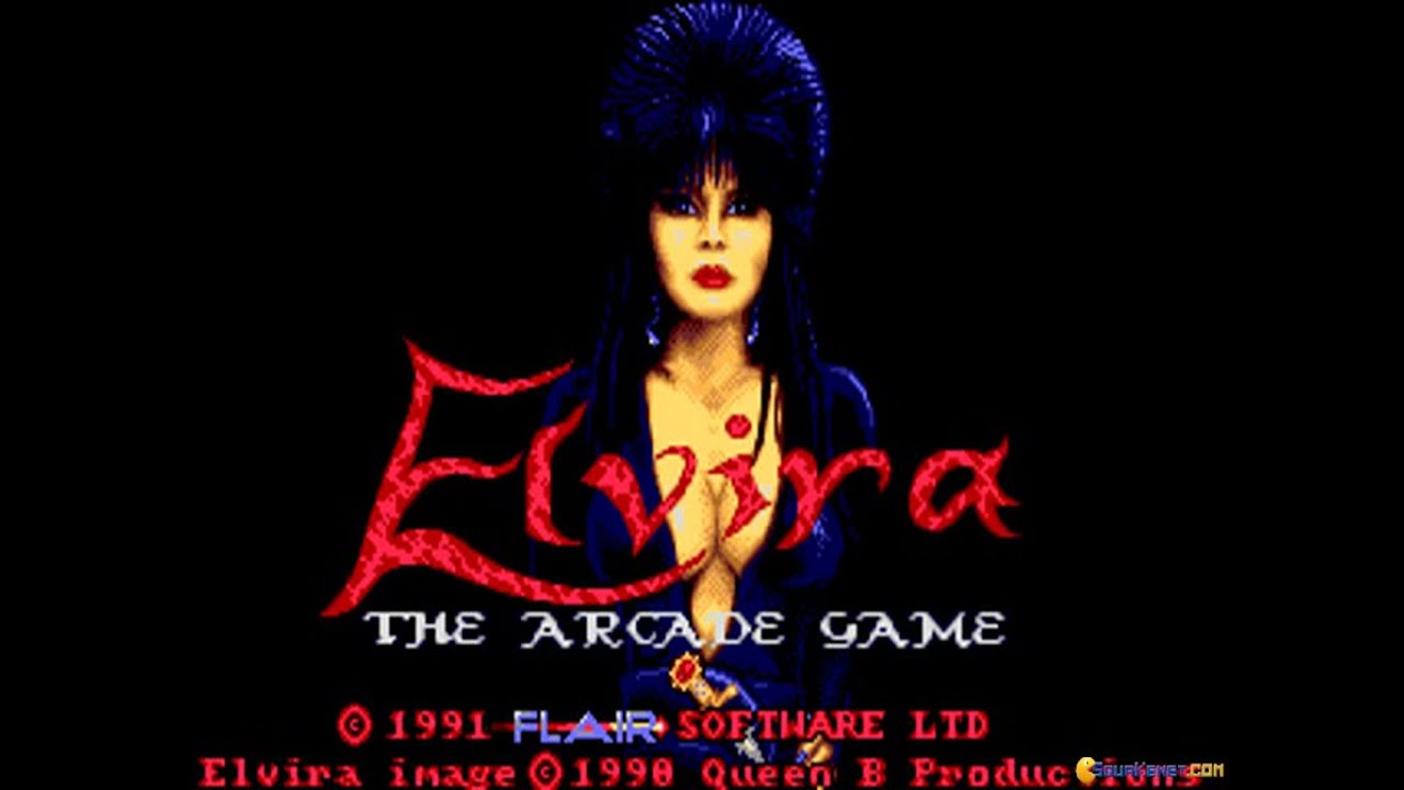 Elvira Arcade Game gameplay (PC Game, 1991) YouTube