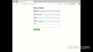Resume builder website using Javascript ||major project ||Html and CSS #javascript #html #css #viral