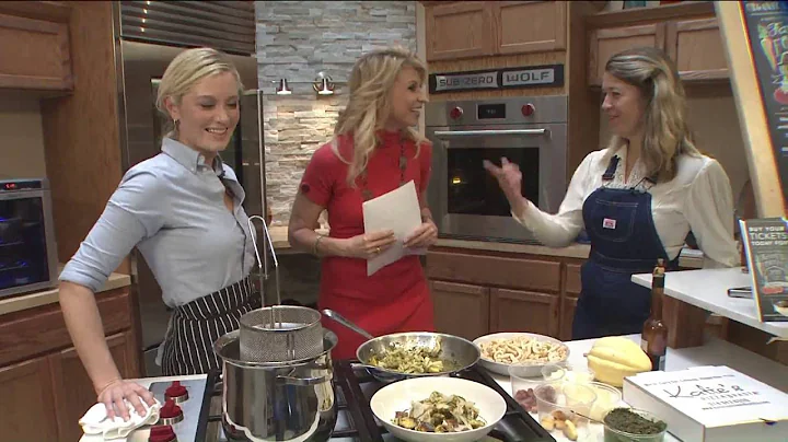 Chef Katie Collier at EarthDance Farms Farmer's Fo...