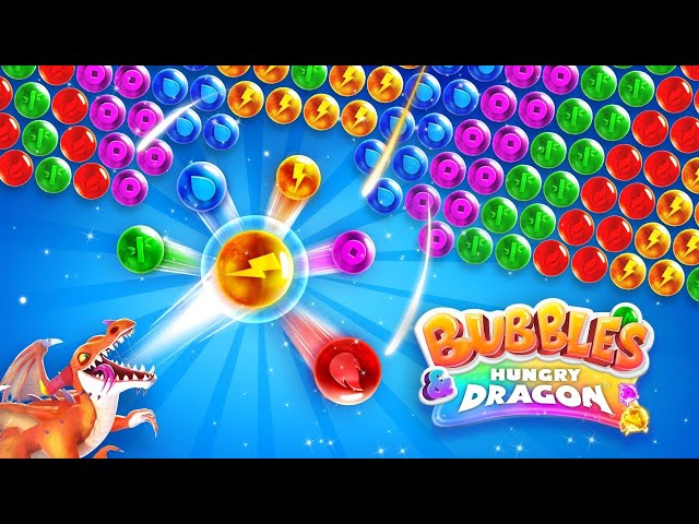 BUBBLES AND HUNGRY DRAGON jogo online no