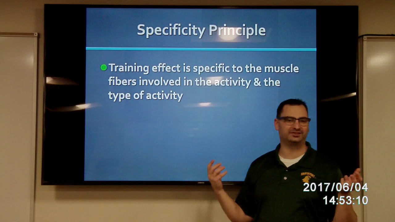 PES410- Training Adaptations- Basic Principles