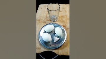 Easy Method-2/Egg shell removing  #shorts
