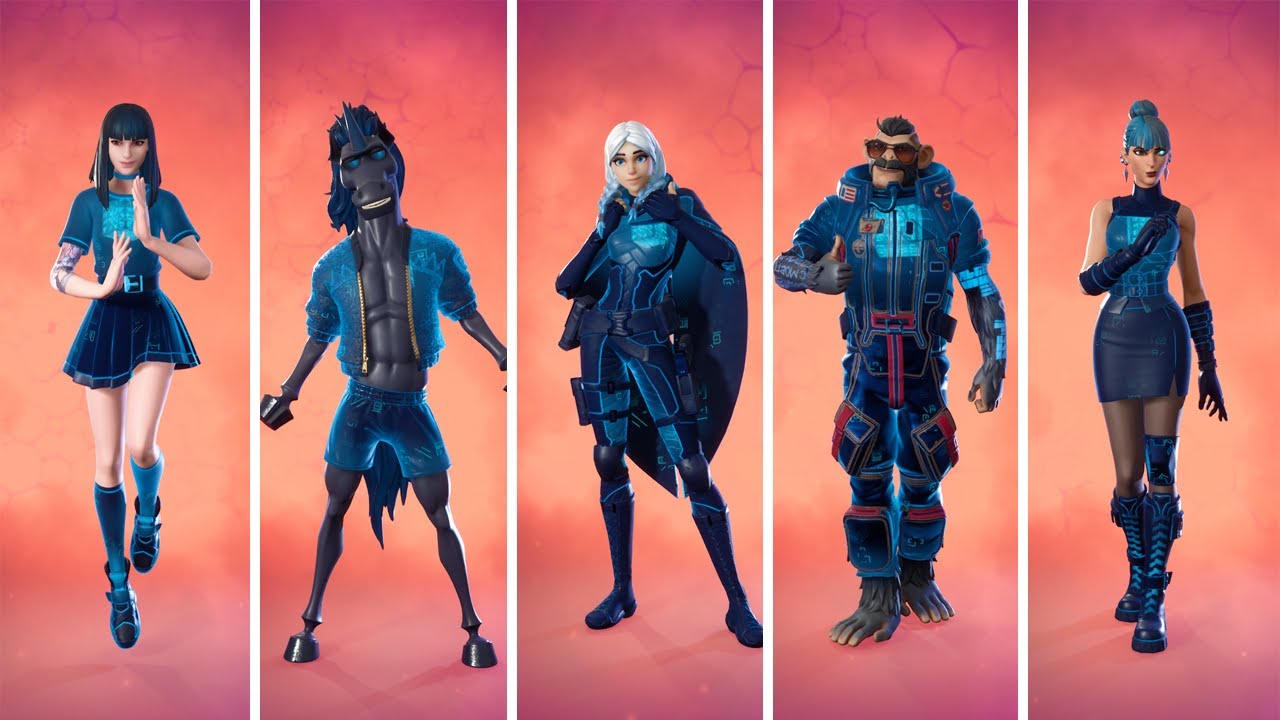 All Blue Rune Styles in Fortnite Chapter 2 Season 8