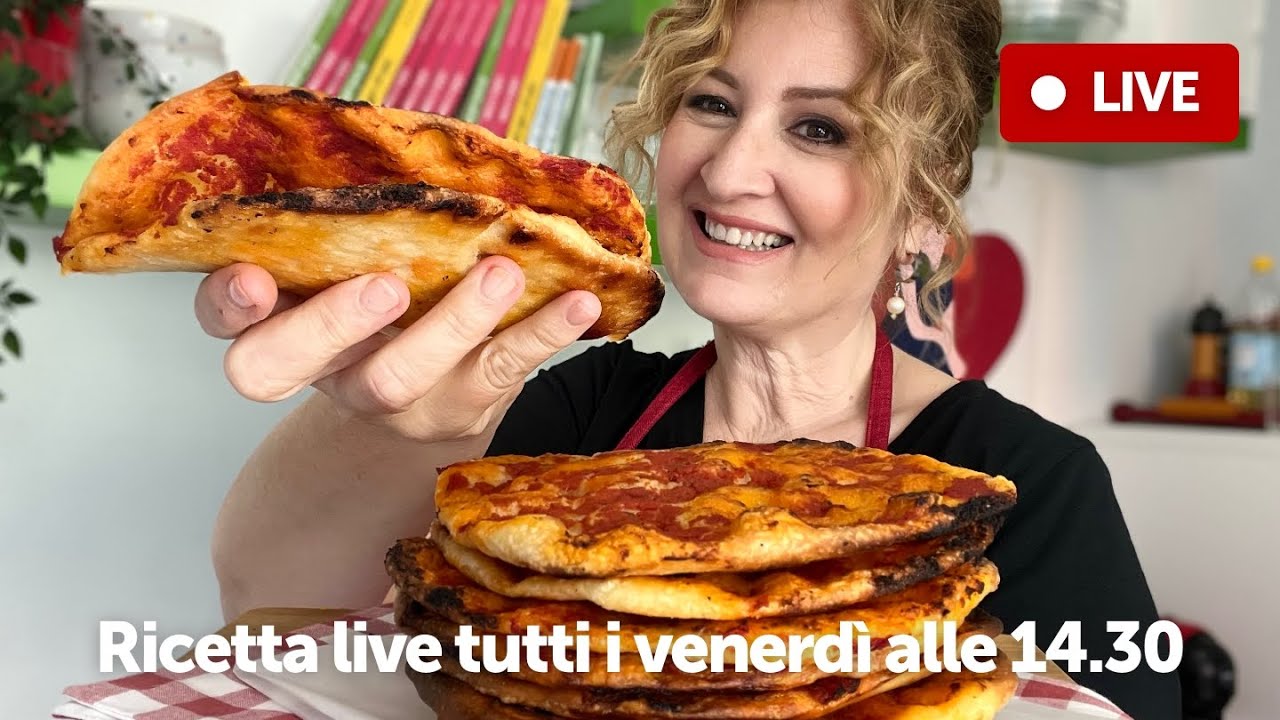 Pizzette rosse come quelle del forno, non le comprerai più 🍕 LIVE