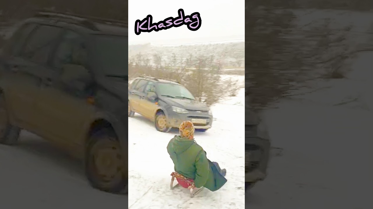 Чуть не снес столб 