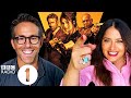 "Yiiiip!" Ryan Reynolds and Salma Hayek on slapping and swearing in The Hitman's Wife's Bodyguard.