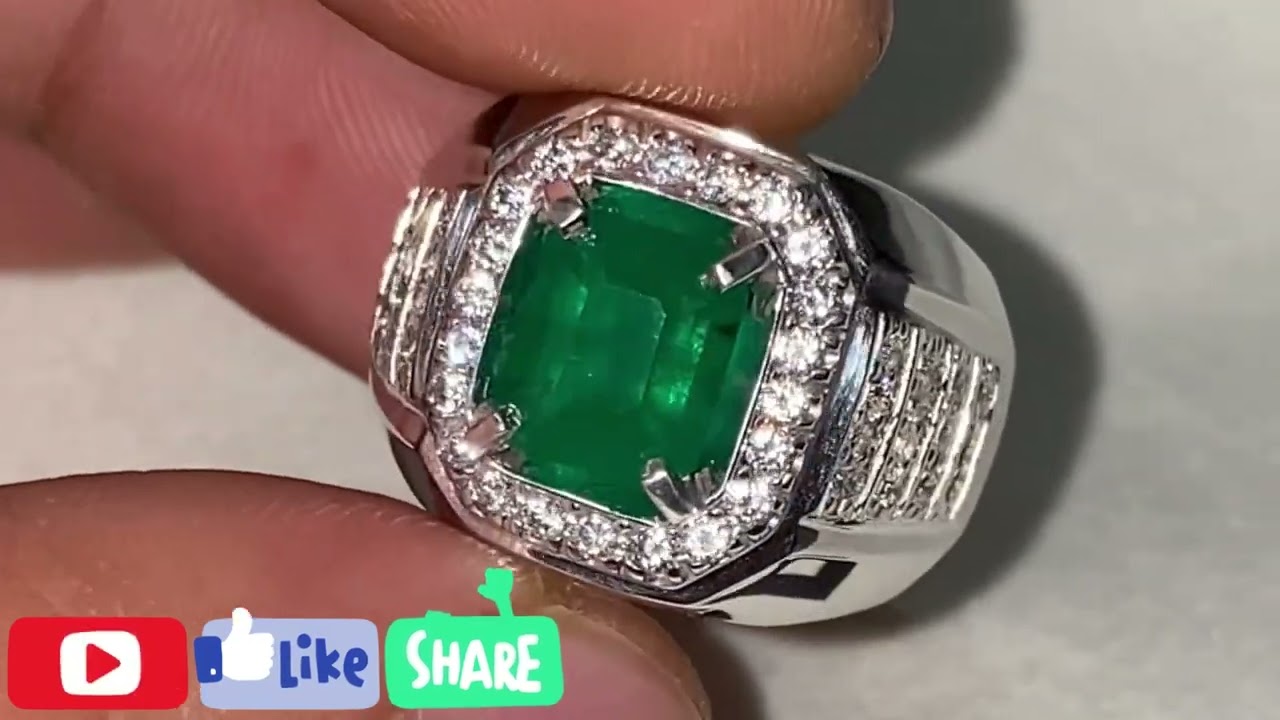 Natural emerald 2.30ct Zambia Minor Memo Grilab