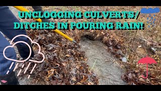 UNCLOGGING TONS OF CULVERTS DURING A RAINSTORM 04/2024 by culverts, bridges and ditches…oh my 81,537 views 4 weeks ago 41 minutes