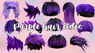 AESTHETIC PURPLE HAIR CODES for Roblox/Bloxburg/Brookhaven screenshot 1