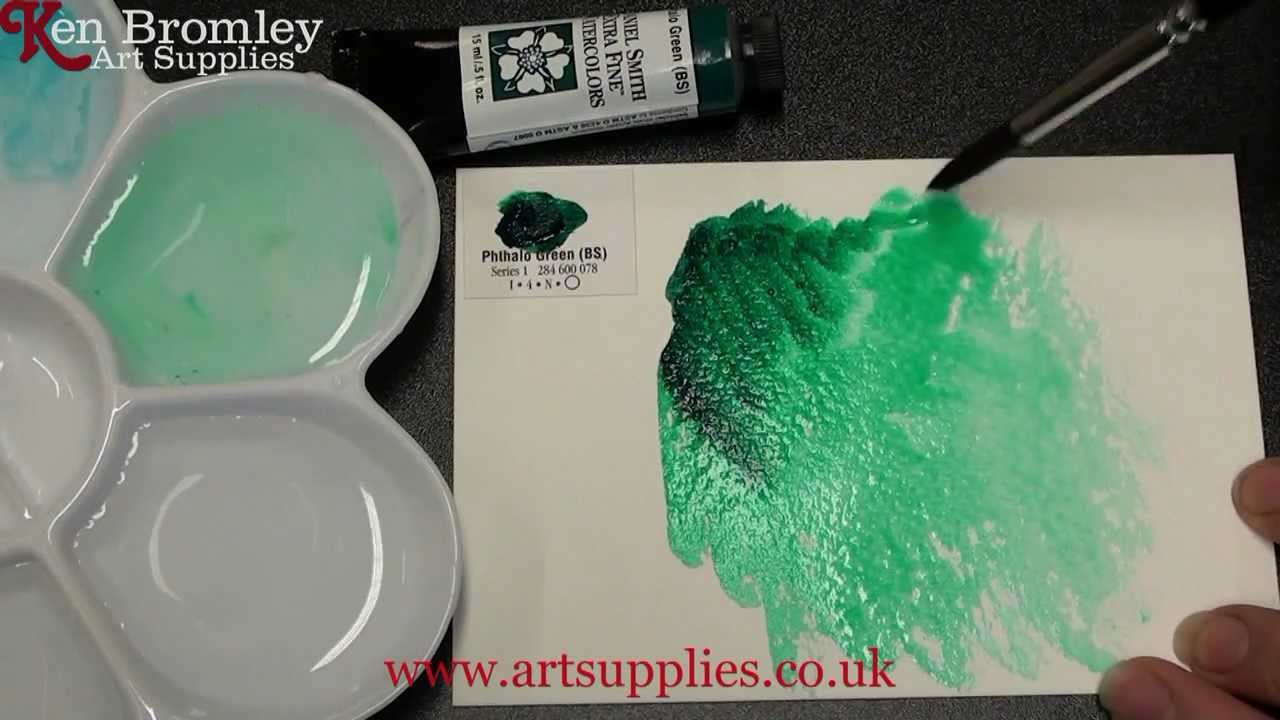 Daniel Smith Extra Fine Watercolour Phthalo Green (BS) 078 Series 1