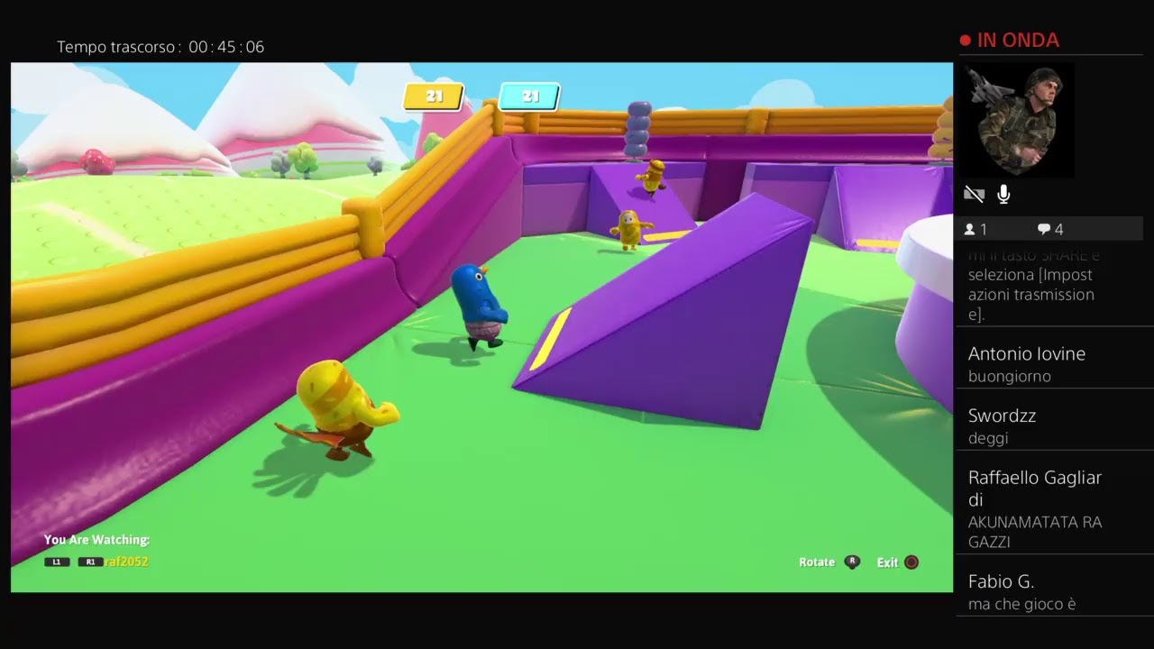 Fall Guys gioco per la prima volta insieme a fratm Rafel - YouTube