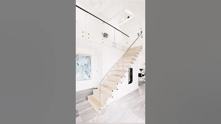 Not-broken Tempered Glass Staircase #shorts