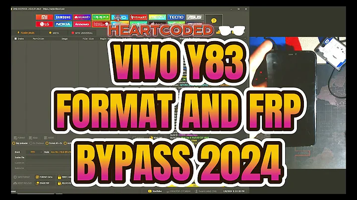 Vivo Y83  Format and FRP BYPASS - Heartcoded Tutorial