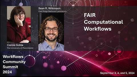 WCS 2024: FAIR Computational Workflows