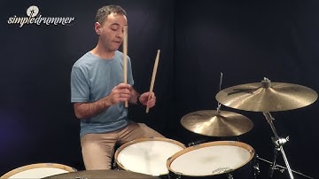 The First Drum Lesson | 1/8th Note Backbeat | Part 1/3 Keeping Time on the Hi-Hats
