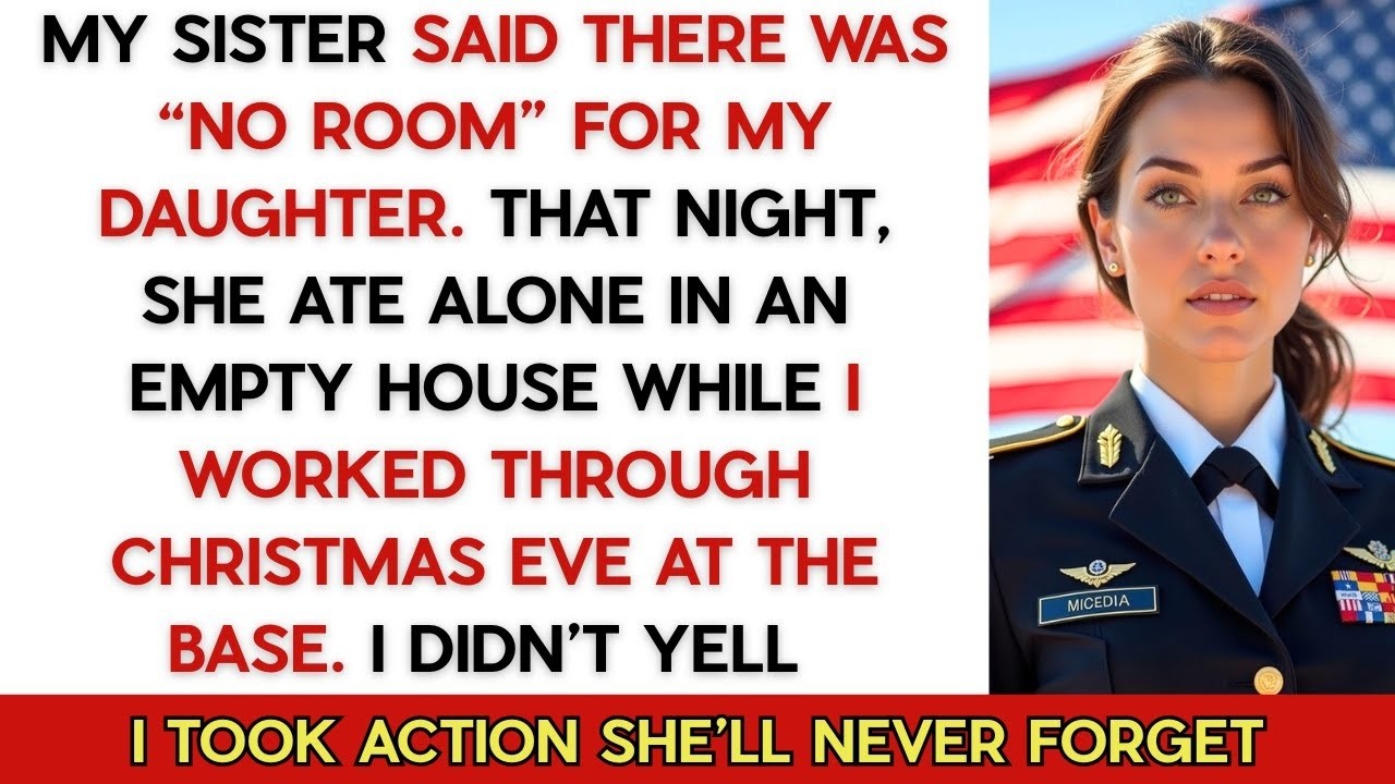 My Sister Said There Was “No Room” At The Table — So My Daughter Spent Christmas In An Emp