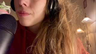 ASMR - Open mouth gum chewing - Mic brushing - Positive affirmations and comfort ❤️🌟