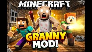 GRANNY in Minecraft PE 1.26+ 😱 She Can HEAR YOU! (Scariest Mod Ever) screenshot 3