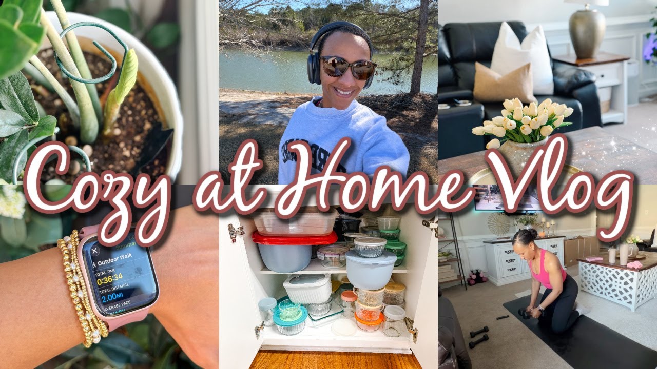 Realistic At-Home Vlog ✨ Cook With Me, Pilates Workout, Cleaning & Motivation