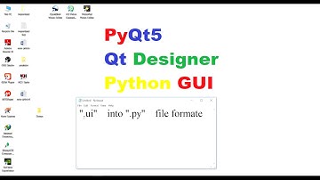 pyqt5: How to convert ui file to py file formation