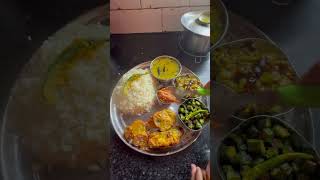 Everday lunch thali for husband #shortsviral