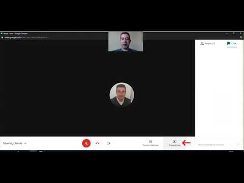 Video Google Meet - Iniciar sesión, compartir pantalla - youtube