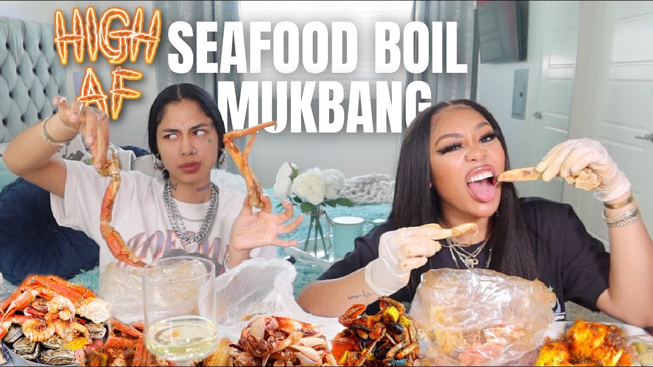 HIGH SEAFOOD BOIL MUKBANG Q&A: SNOW CRAB LEGS, DELTA MUNCHIES + MORE