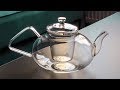 Чайник стеклянный Пион, объем 1200 мл | Долина чая