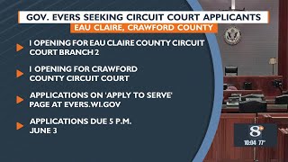 Gov. Evers Seeking Circuit Court Applicants