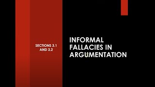 LCT: Fallacies of Relevance