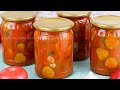 🥒🍅Вкусные хрустящие огурцы в томатном соусе на зиму! Огурцы в томатной заливке без стерилизации!