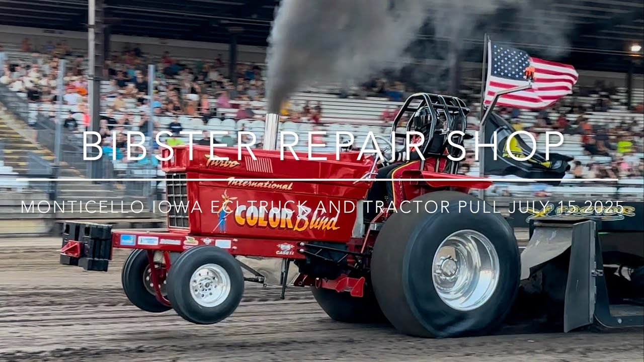 Monticello Iowa ECI Truck and Tractor pull July 15th 2025 7700 360 Hot stocks to 4.1 Limited Pros
