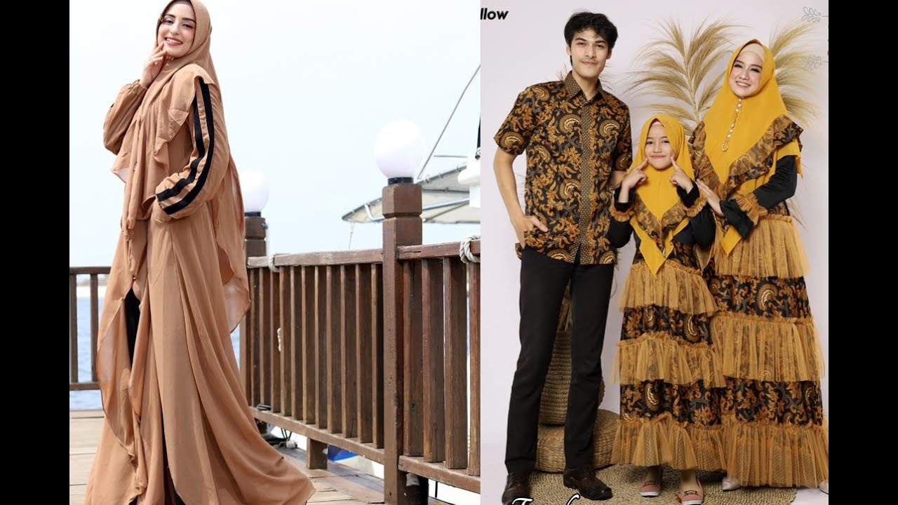 Baju Gamis  Syari Terbaru 2022 Buat Harian dan Lebaran Idul  