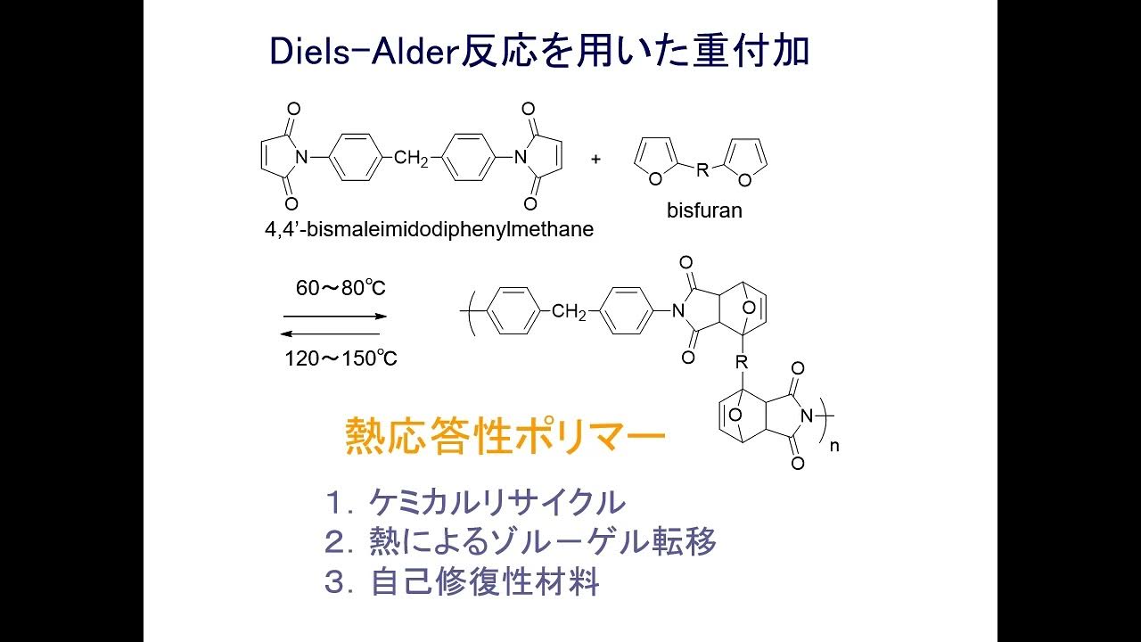 第9週（ポリマーの逐次重合による合成2 重付加と付加縮合）part 2 YouTube