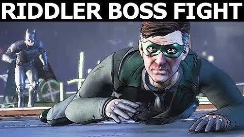 Riddler Boss Fight - BATMAN Season 2 The Enemy Within Episode 1: The Enigma (Telltale Series)
