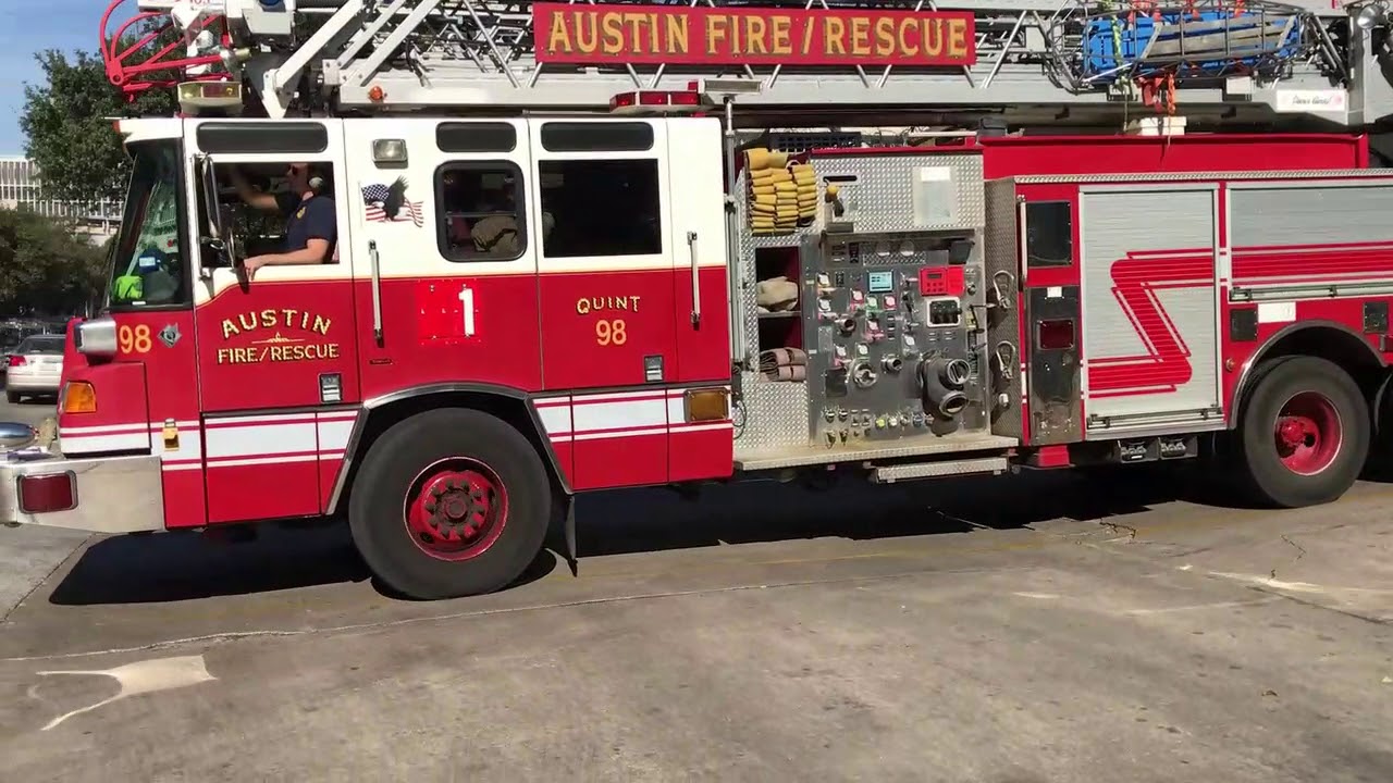 Austin Fire Department Responding | Engine 13 (X-ecutor Siren) Quint 1 | Compilation 2