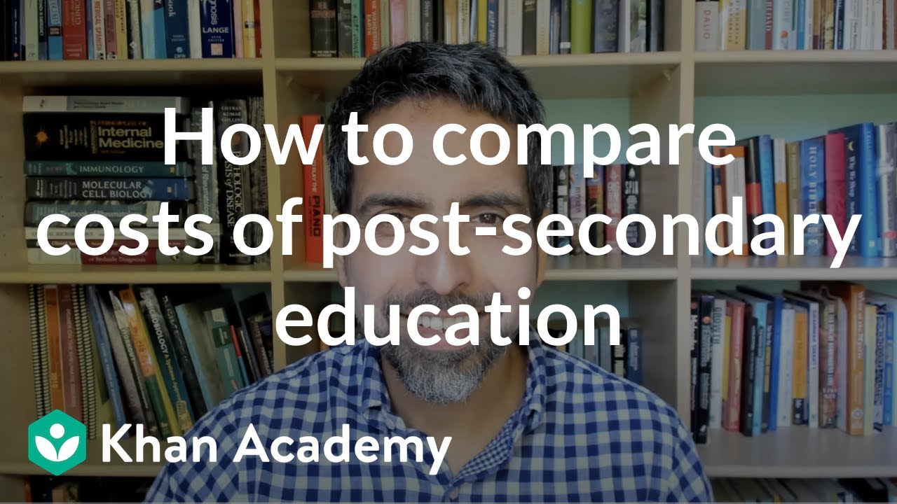 Compare costs of postsecondary education Careers and education