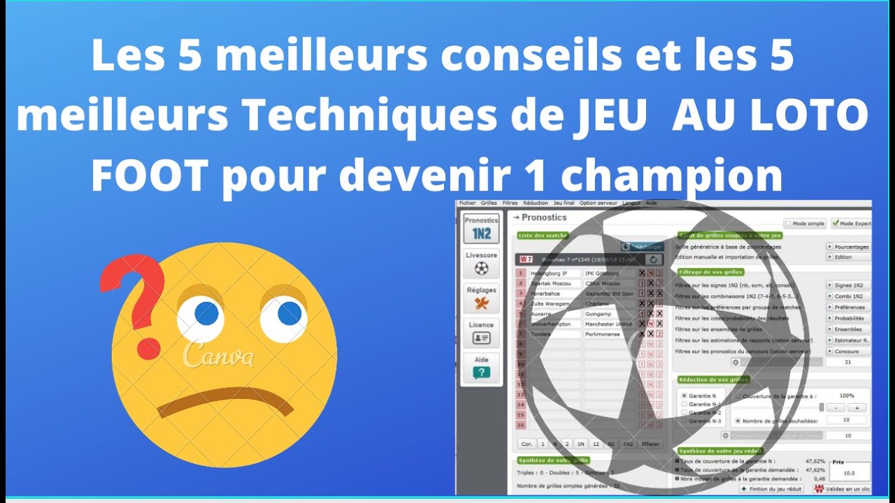 COMMENT DEVENIR UN EXPERT AU LOTOFOOT ?