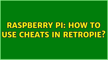 Raspberry Pi: How to use cheats in retropie?