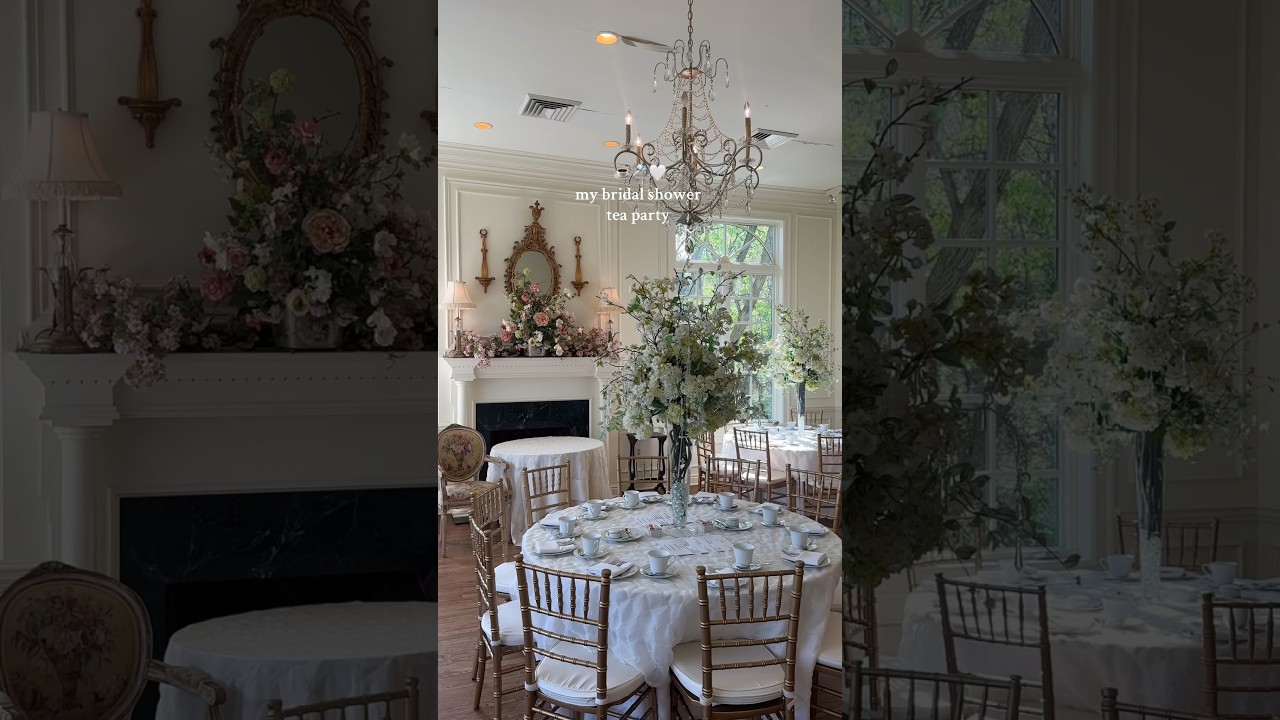 My Bridal Shower Tea Party 💍🤍☕️ 