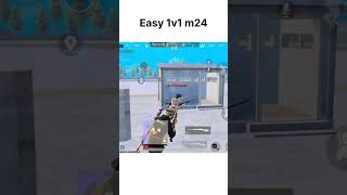 M24 1v1 Fight 🔥 One Shot One Kill 😈 | PUBG Mobile Sniper Clutch #shorts